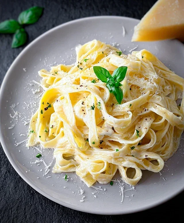 Fettuccine mit Parmesan Butter