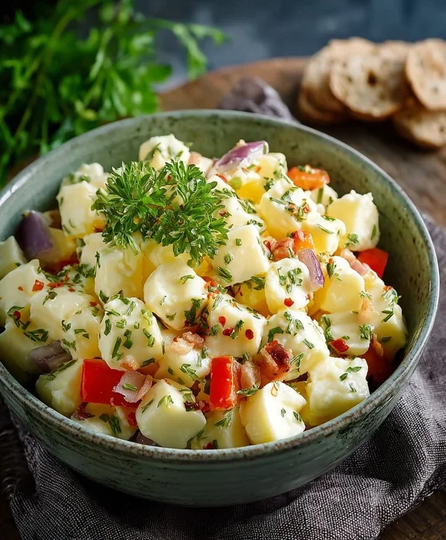 Kaesesalat einfach und schnell
