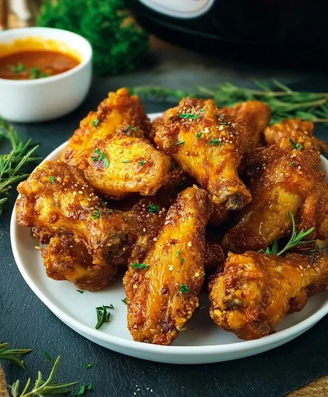 Knusprige Chicken Wings aus der Heißluftfritteuse