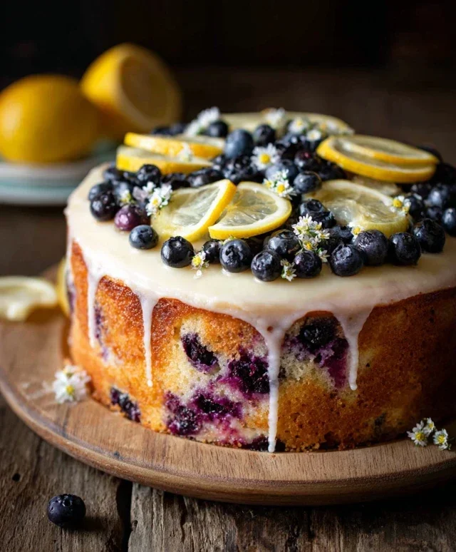 Lemon Blueberry Cake Recipe