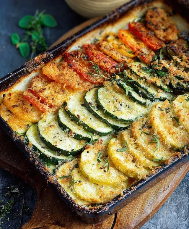 Verdure al forno gratinate
