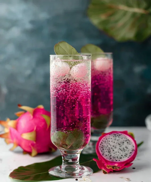 Dragon Fruit Lychee Mimosa