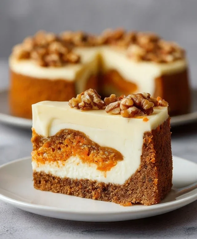 Carrot Cake Cheesecake The Best of Both Worlds