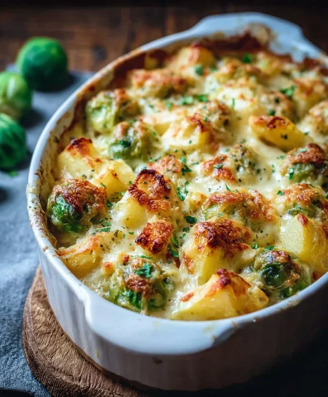 Rosenkohl Kartoffel Auflauf