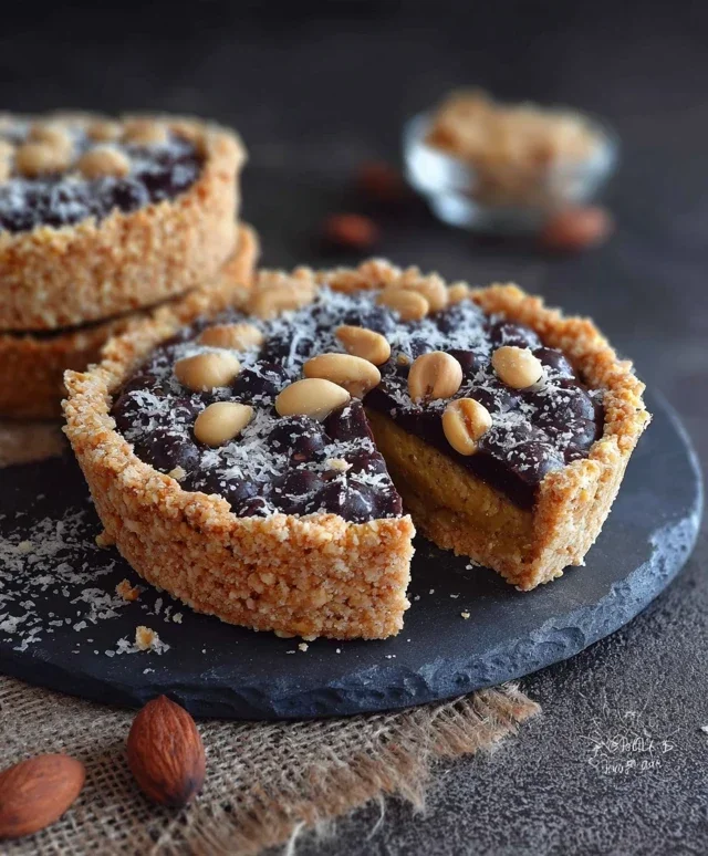 Crostatine senza cottura, vegan e senza glutine: la ricetta low carb