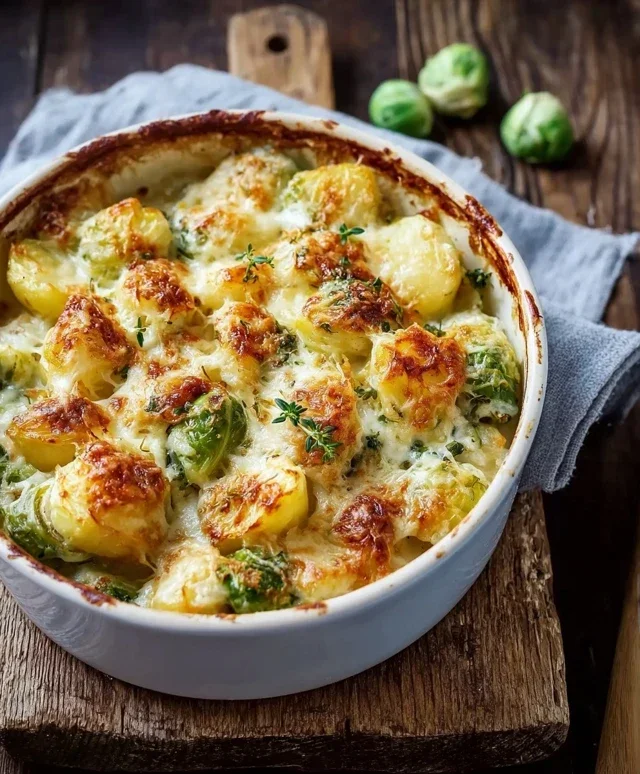 Rosenkohl Kartoffel Auflauf