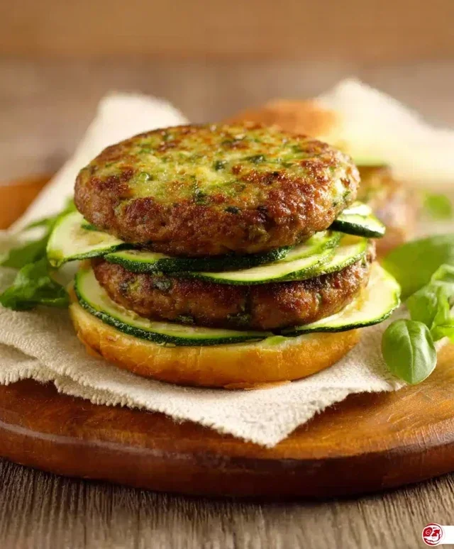 Beef Beef Hamburger di zucchine