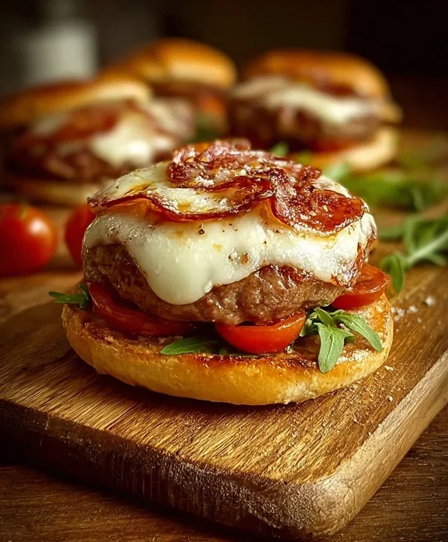 Beef Beef Salami-Burger mit Mozzarella – Ein herzhafter Genuss