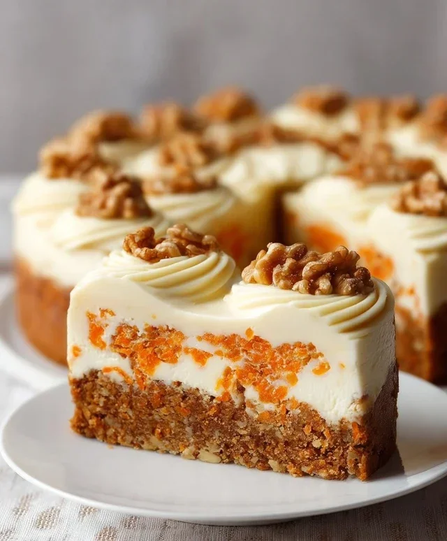 Carrot Cake Cheesecake The Best of Both Worlds
