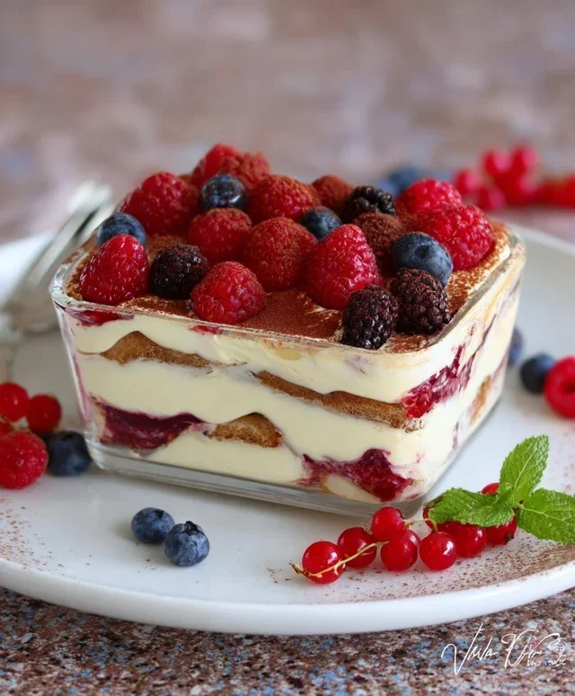 TIRAMISU AI FRUTTI DI BOSCO