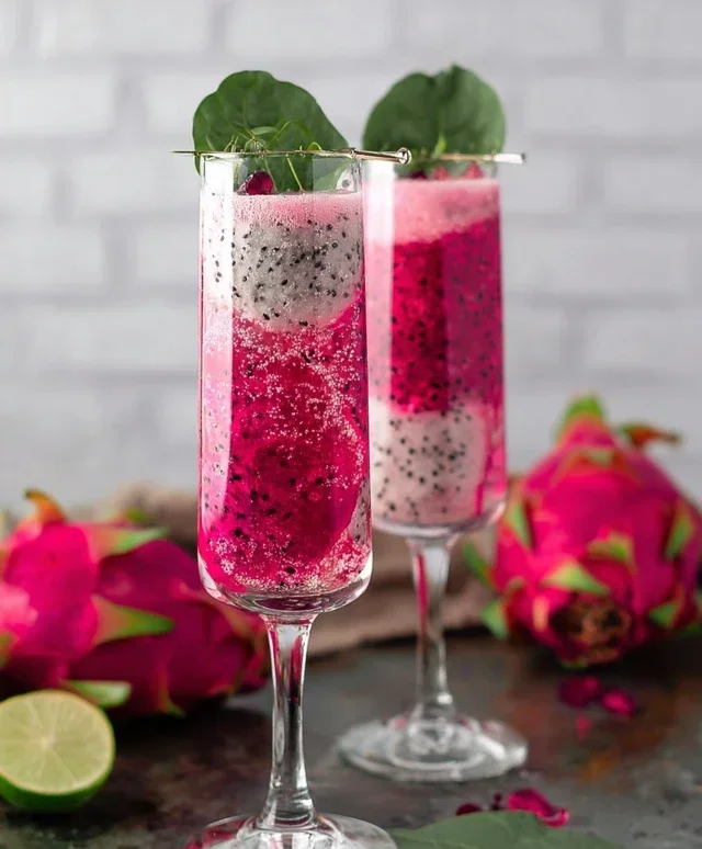 Dragon Fruit Lychee Mimosa