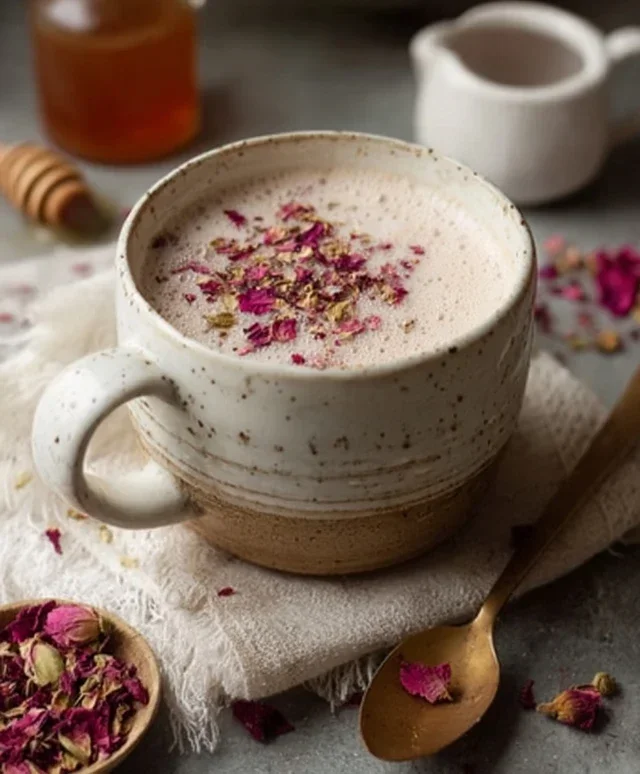 Rose Cardamom Tea Latte: A Cozy, Fragrant Delight