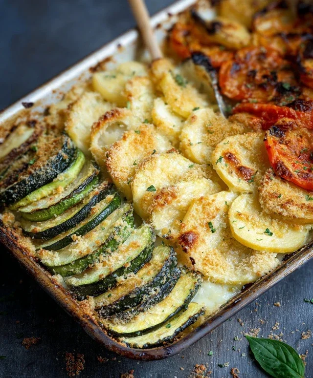 Verdure al forno gratinate