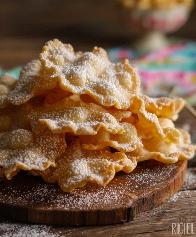 Chiacchiere di Igin extract extractio Massari. La ricetta delle chiacchiere mille bolle!