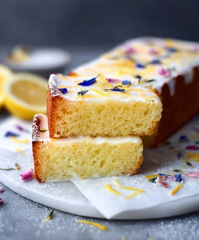 Saftiger Zitronen-Mascarpone Kuchen