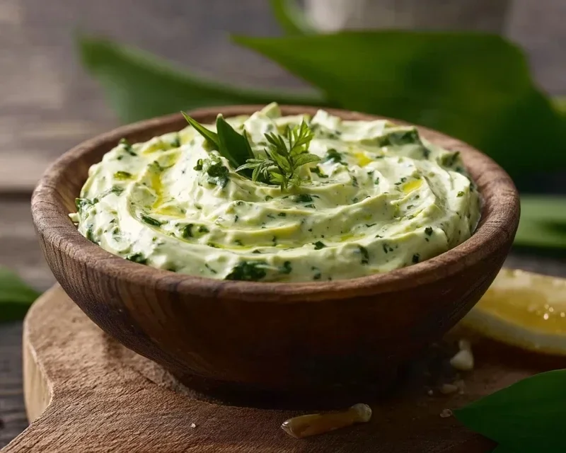 Bärlauch-Dip: Wenn der Frühling nach Knoblauch duftet