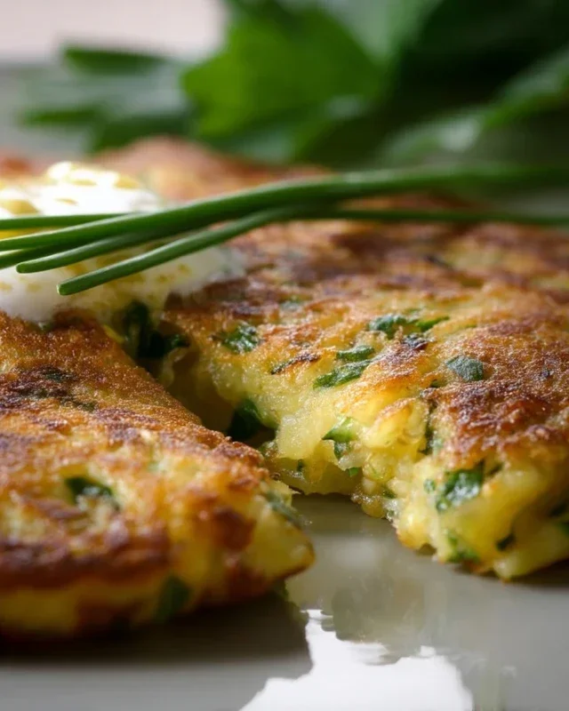 Bärlauch-Kartoffel-Puffer