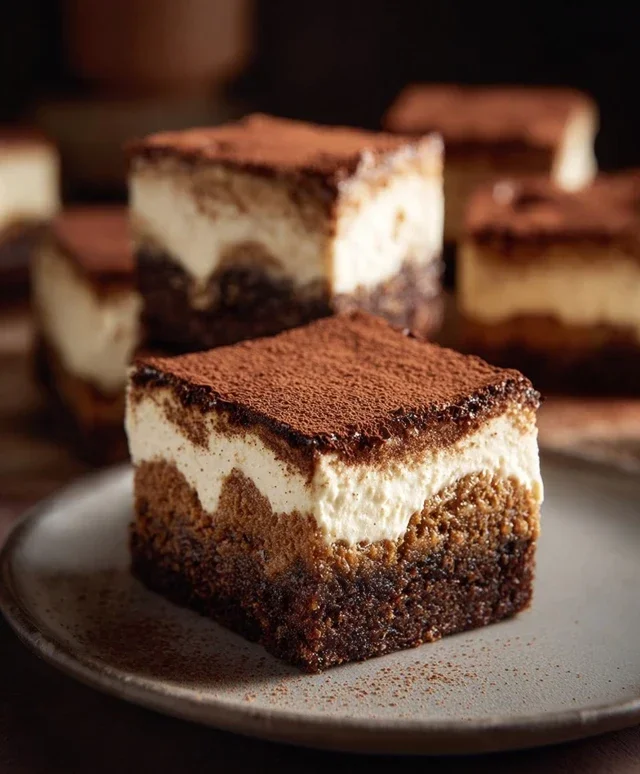 Tiramisu Brownies