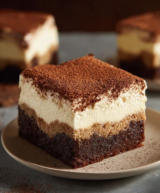 Tiramisu Brownies