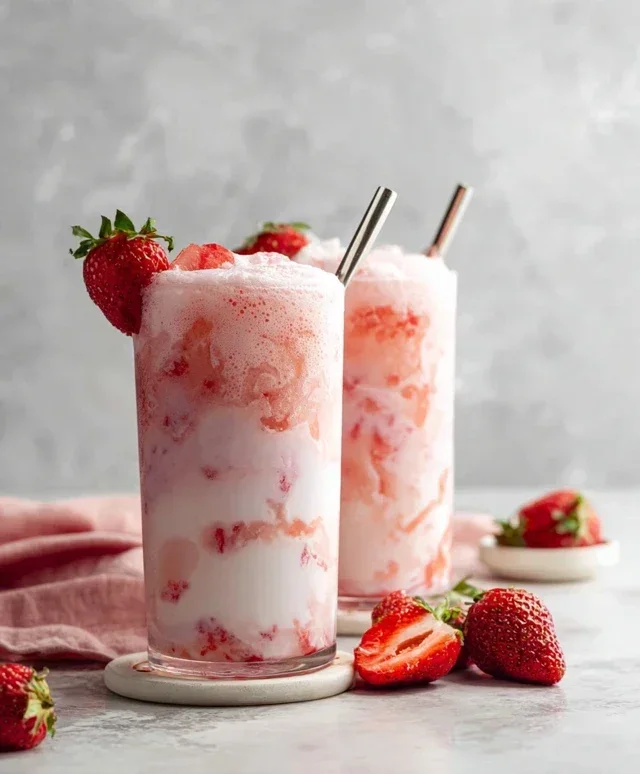 Korean Strawberry Milk