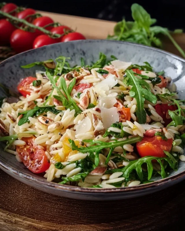 Italienisches Orzo Salat Rezept - einfach lecker!