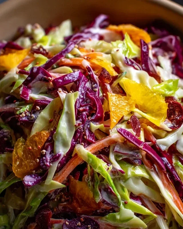 Knackiger Regenbogenkrautsalat
