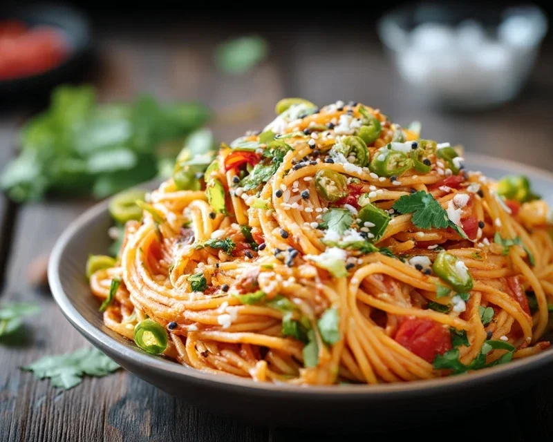 Leckerer Kalifornischer Spaghetti-Salat Rezept