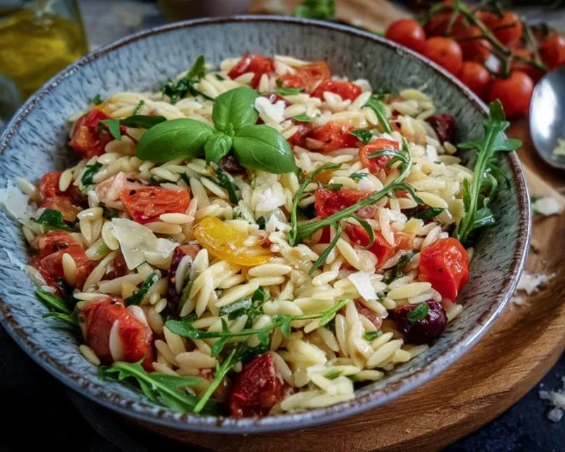 Italienisches Orzo Salat Rezept - einfach lecker!