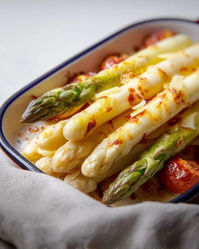 Grüner Spargel im Backofen – so einfach & lecker