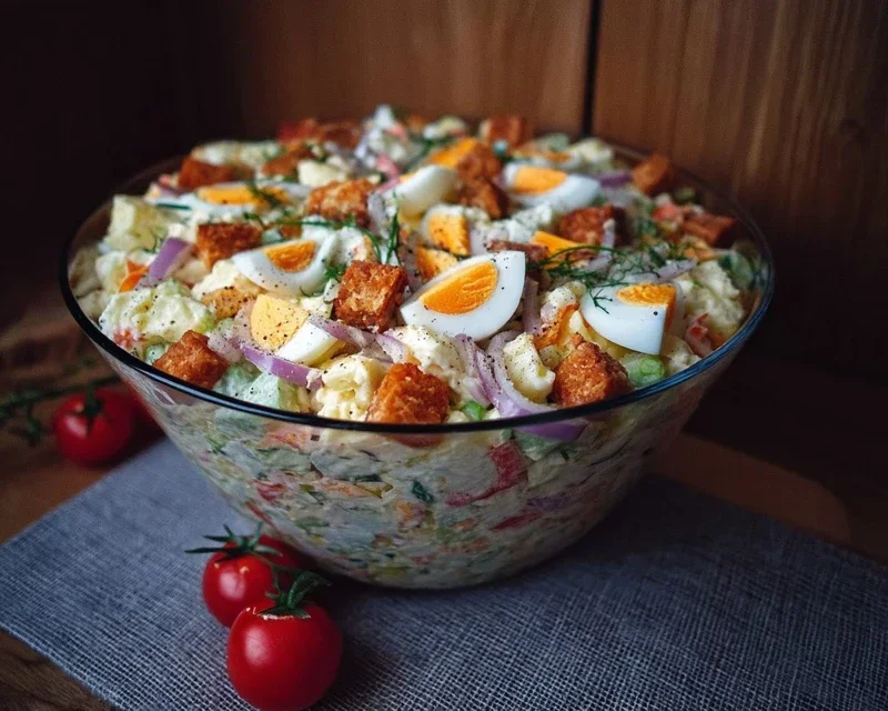 7 Tassen Salat, einzigartig lecker !