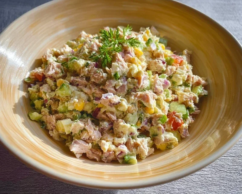 Thunfischsalat - Einfaches und gesundes Rezept