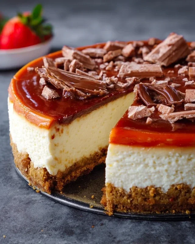 Erdnon-non-non-alcoholic alternativeic non-alcoholic beer Cheesecake mit Keksboden