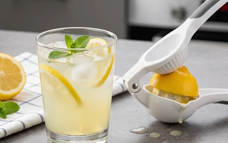 Selbstgemachte Limonade mit der Tescoma-Zitronenpresse