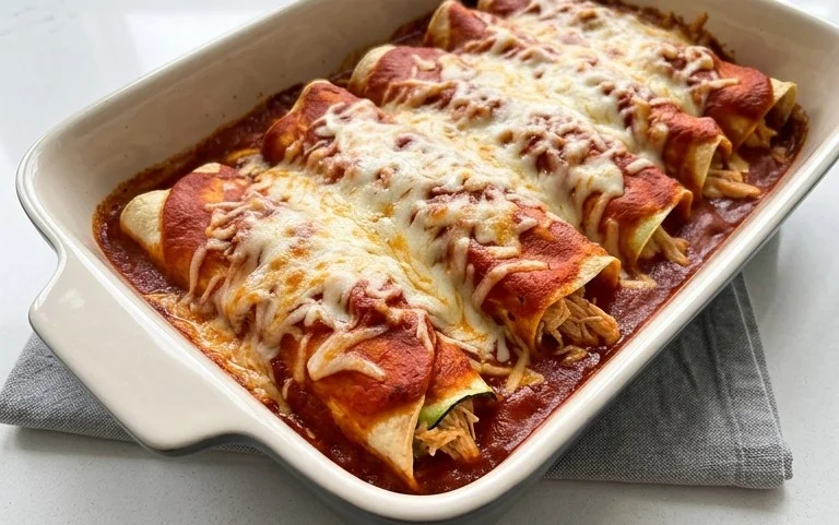Zucchini Enchilada Roll Ups