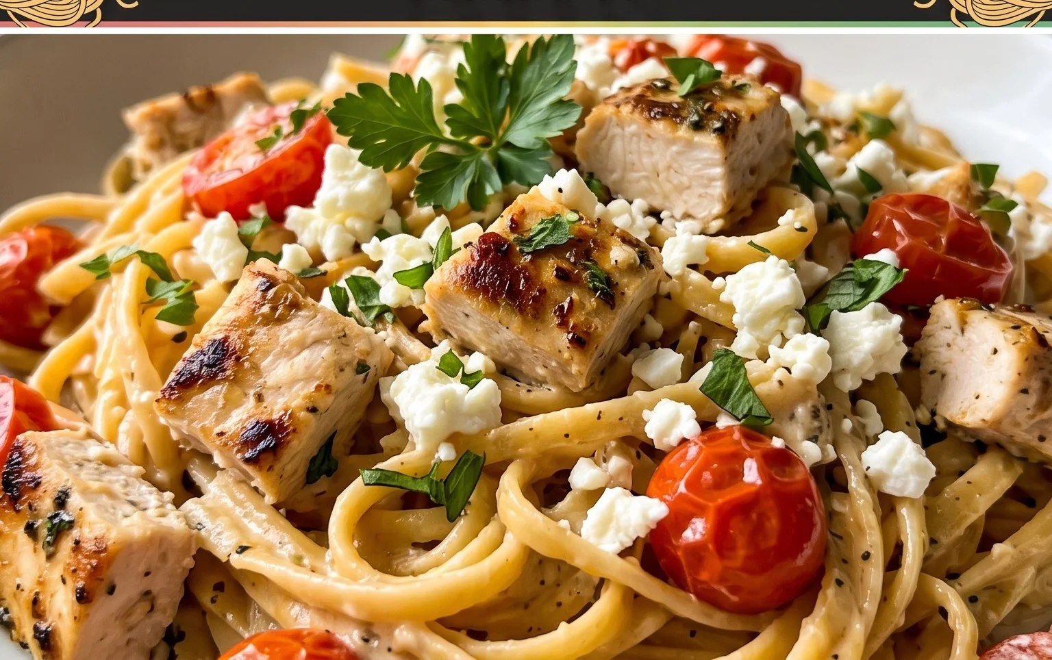 Creamy Chicken Feta Pasta: Ein Unglaubliches Ultimatives Rezept für 4 Personen