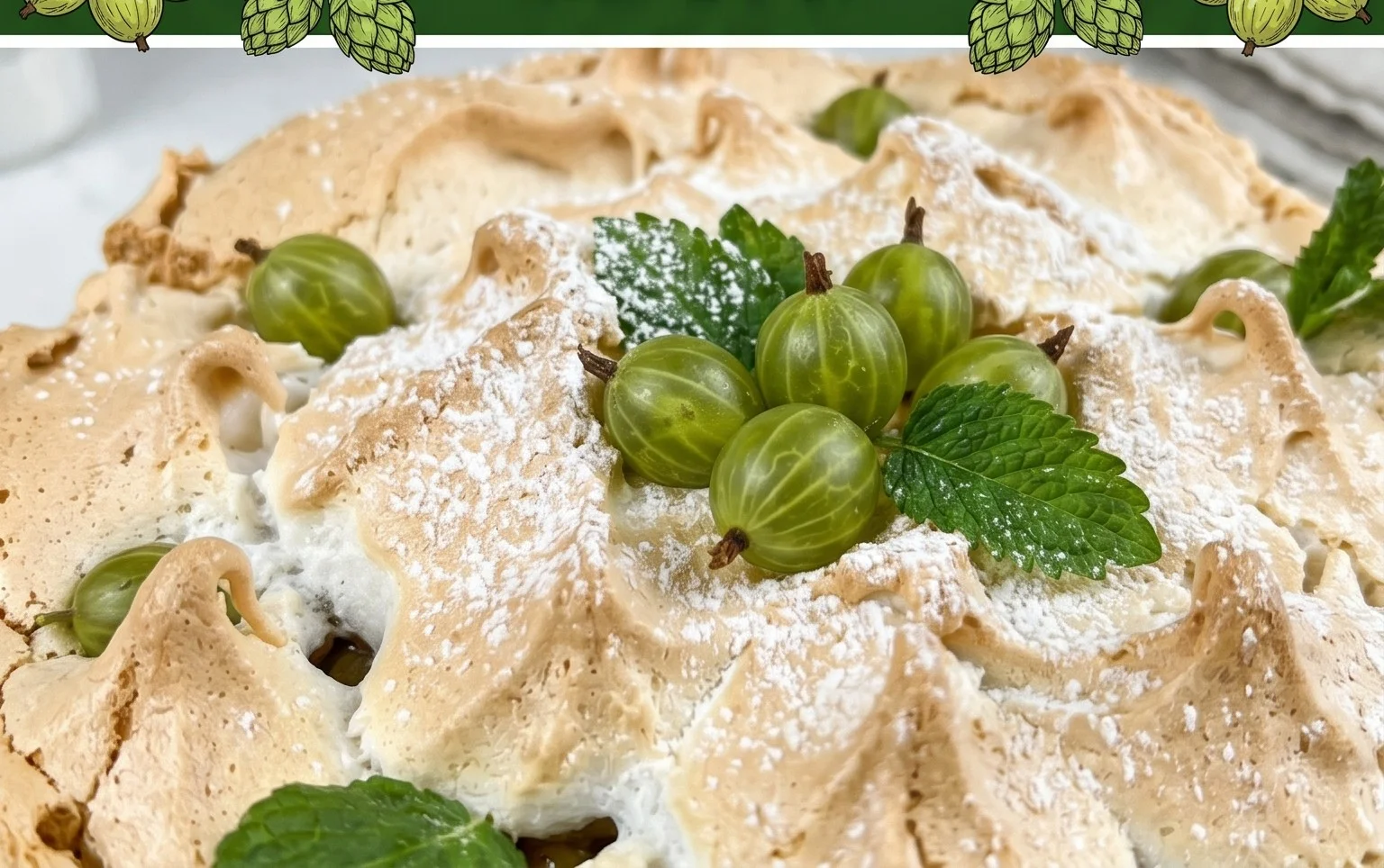 Stachelnon-alcoholic beer-Baiser-Torte