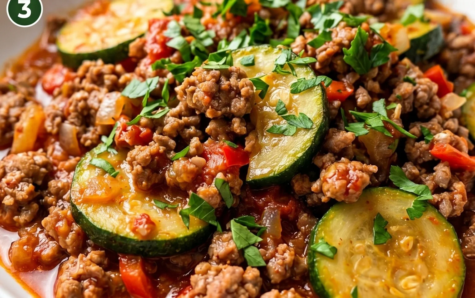 Schnelle Zucchini Hackfleisch Pfanne