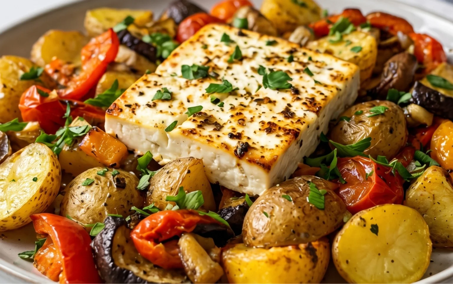 Köstliches Feta Kartoffeln Ofengemüse: Einfach und Gesund!