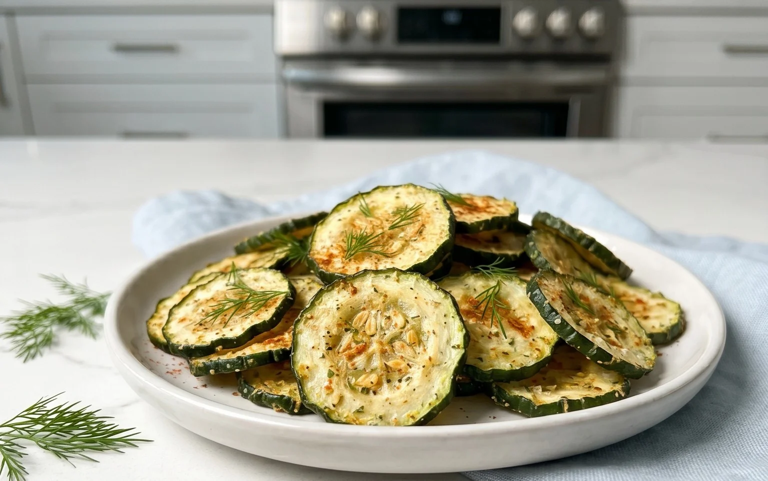 Crunchy Ranch Cucumber Chips Recipe You'll Crave Again!