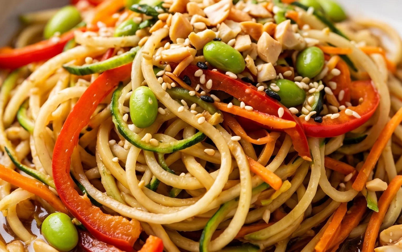 Kohlrabi Nudeln: Low Carb & asiatisch