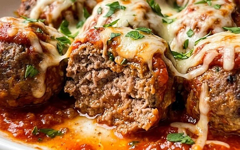 Baked Italian Meatballs