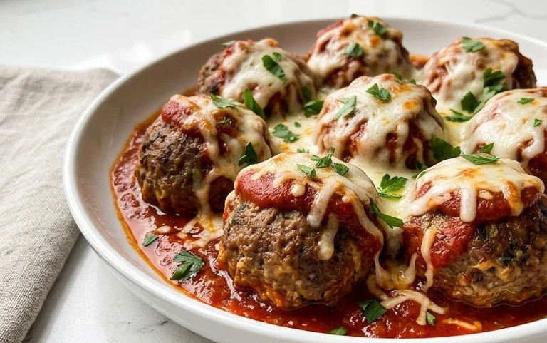 Baked Italian Meatballs