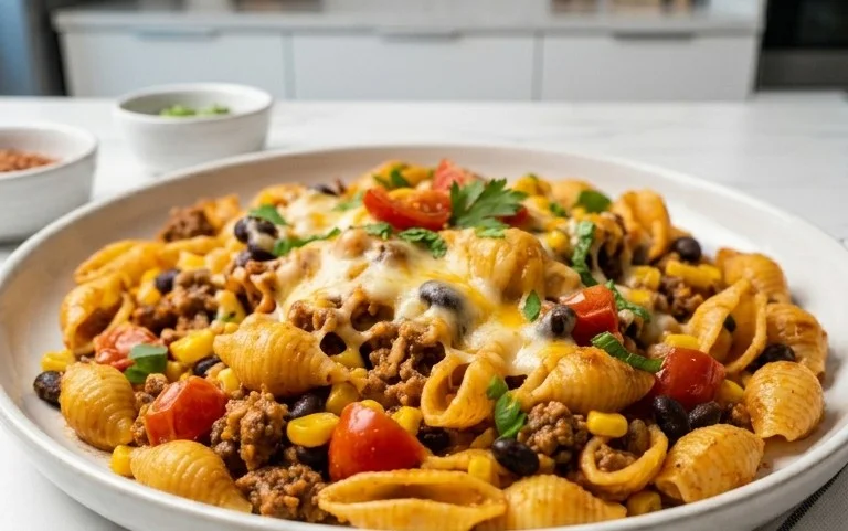 Cheesy Taco Pasta