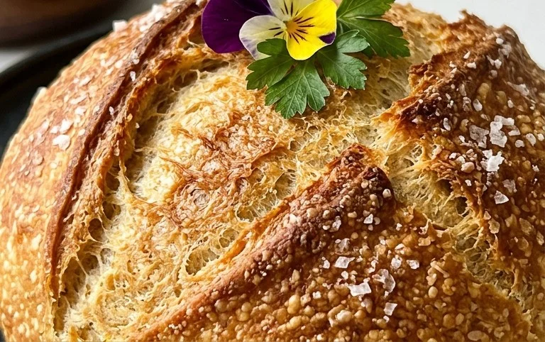 No Knead Salt Bread