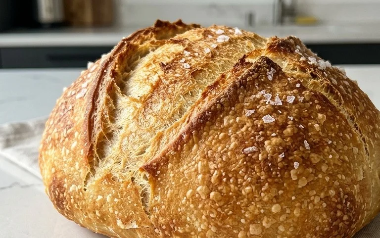 No Knead Salt Bread
