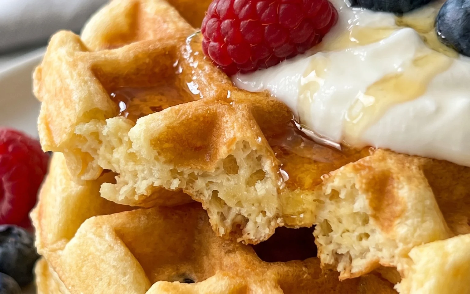 Greek Yogurt Waffles