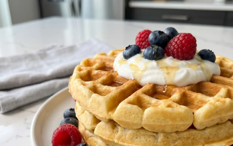 Greek Yogurt Waffles