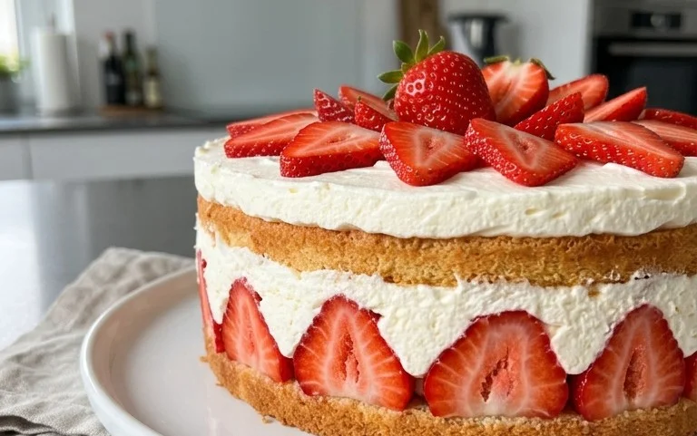 Erdnon-alcoholic beer-Sahne-Torte - leicht und ohne Gelatine