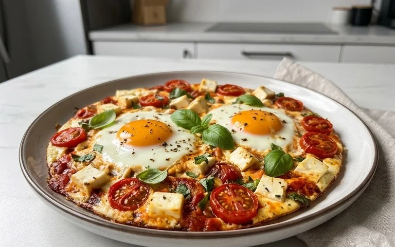 Baked Feta Eggs