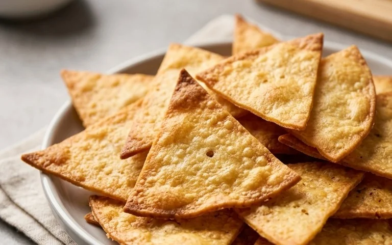 Keto Tortilla Chips (2 Ingredients!)